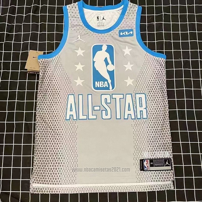 Camiseta All Star 2022 Los Angeles Lakers LeBron James #6 Gris